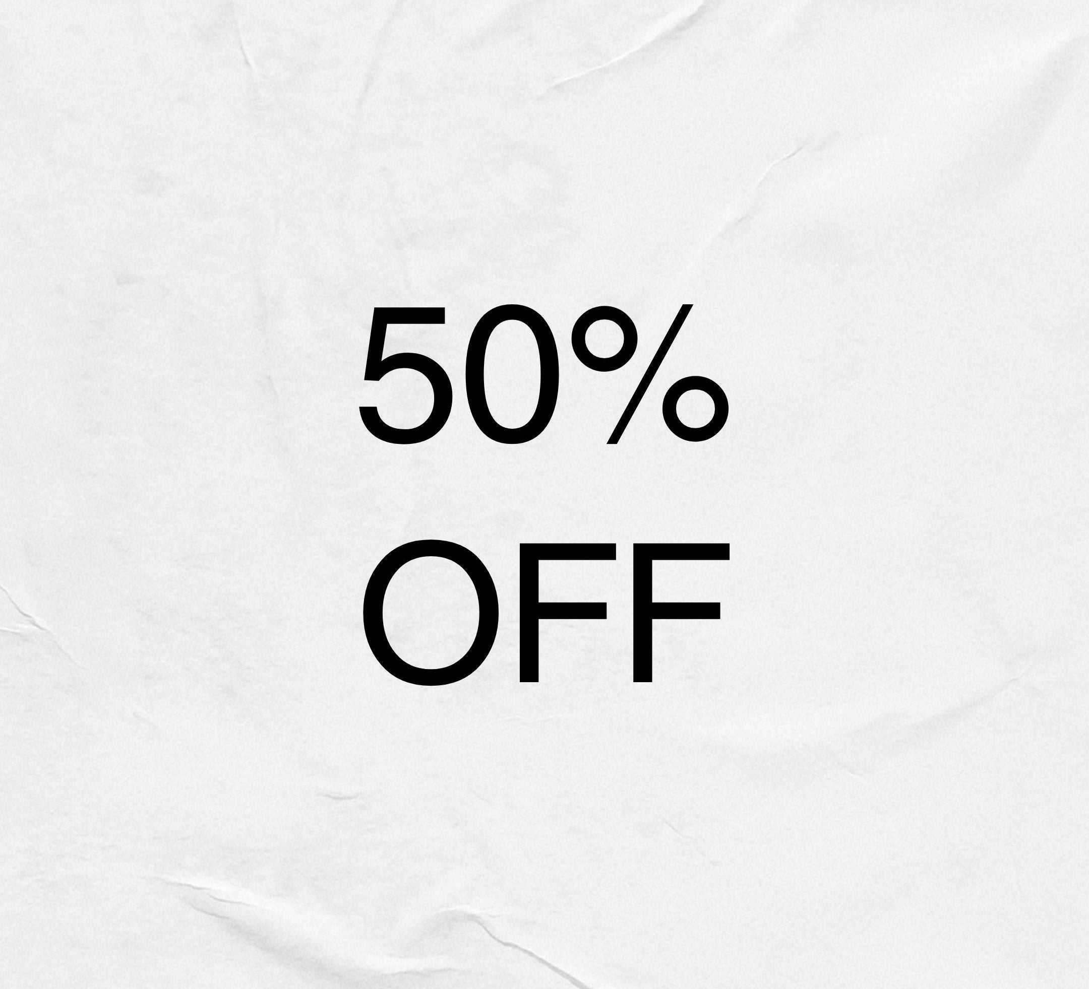 SUMMER SALE-50% OFF